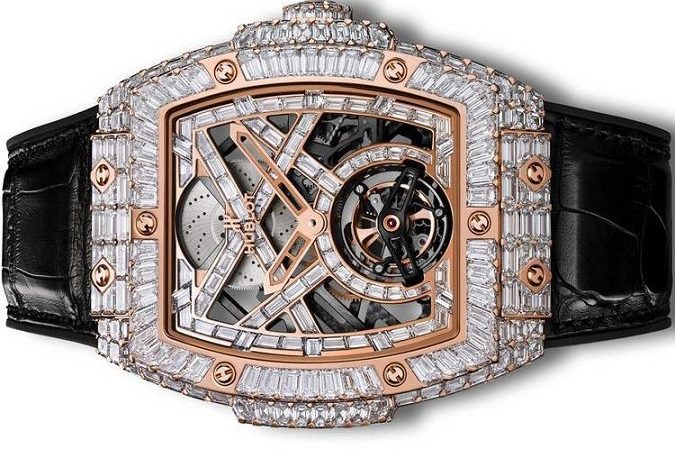 Hublot Launches MP-06 High Jewelry Rectangular Diamond Tourbillon Watch