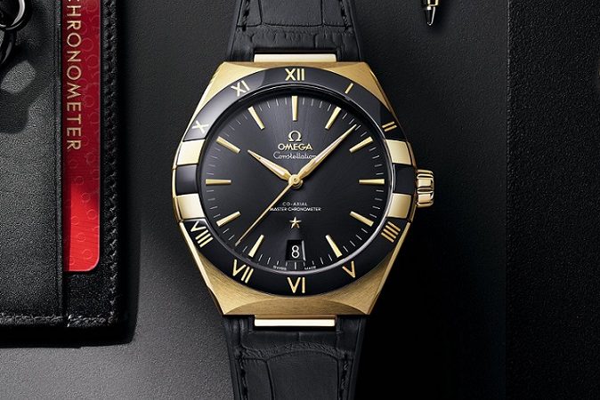 Omega Constellation Series Black Gold Men’s Watch